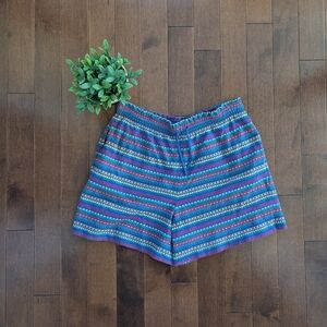 3/$20 AZTEC PRINT VINTAGE SWEATSHORTS